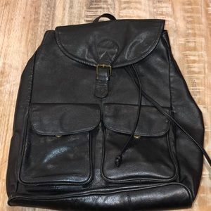 leather backpack strandbags